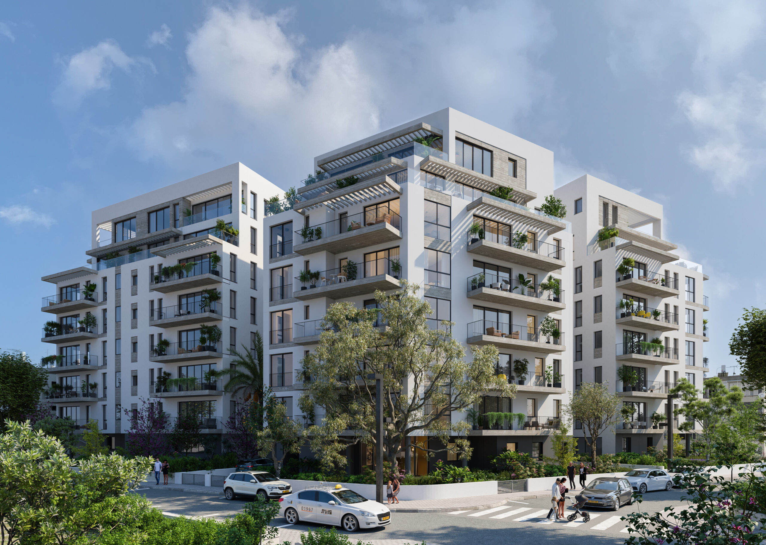 שלושת הבניינים